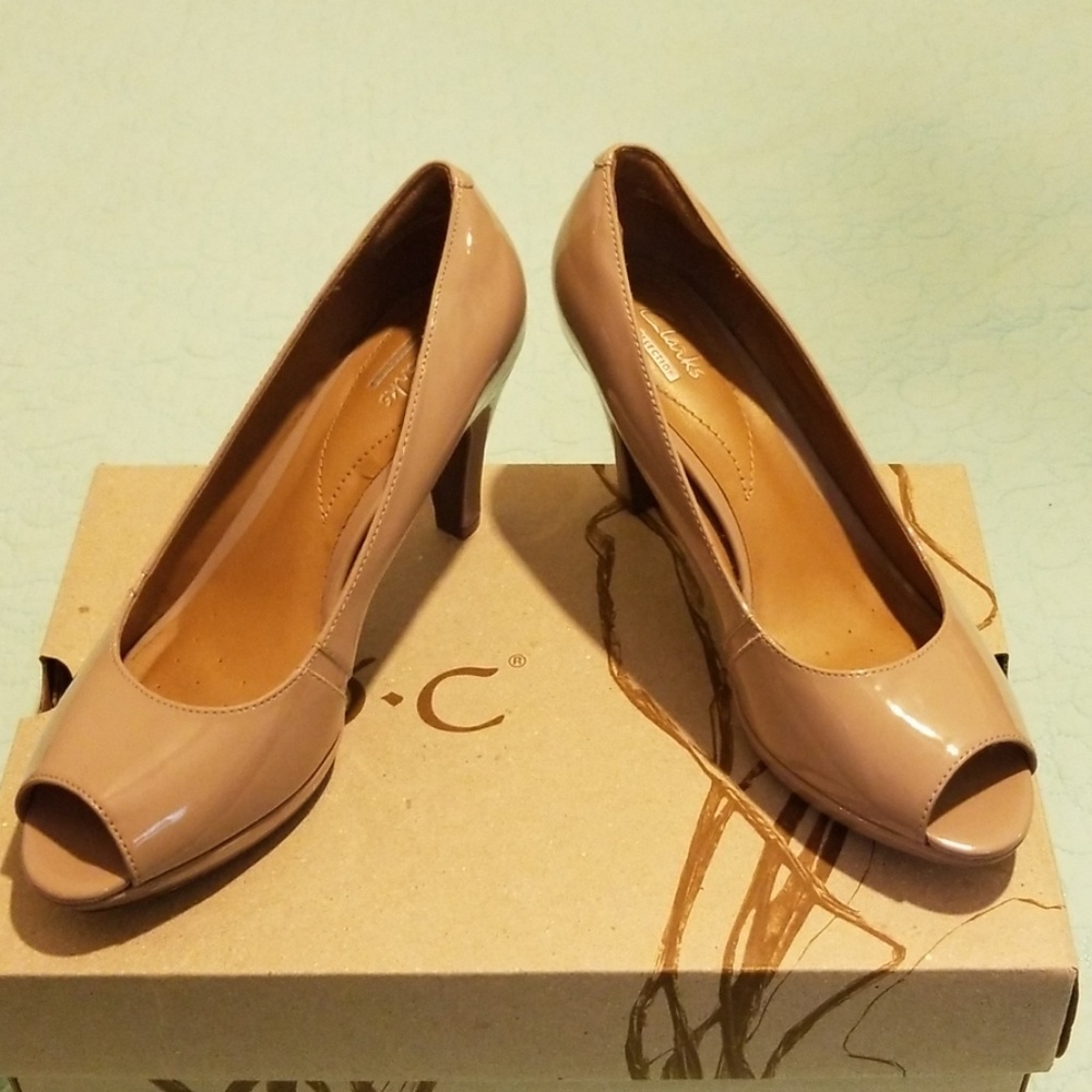 Open toed high heels